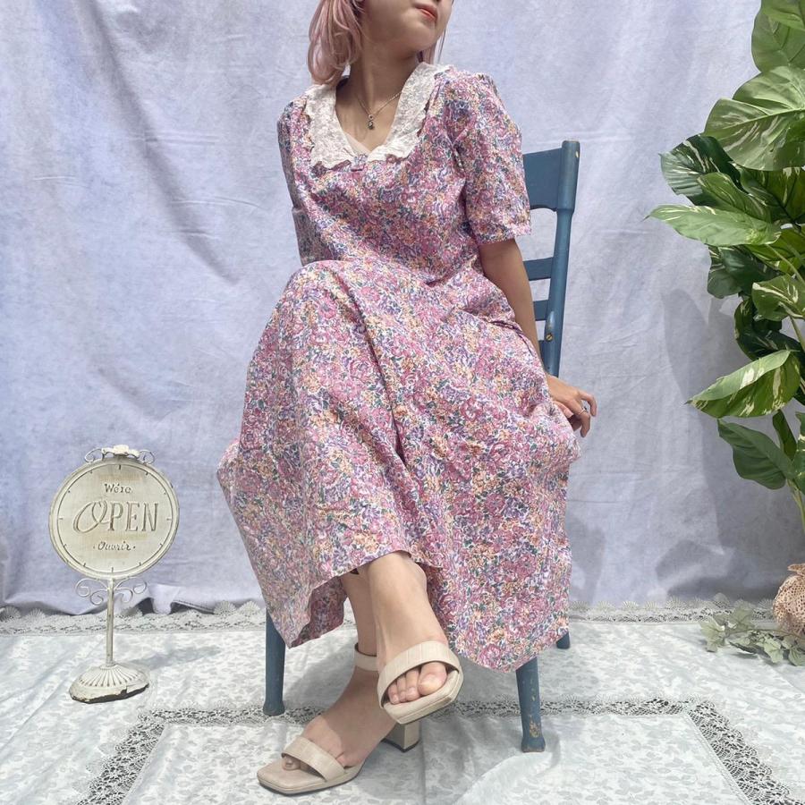 古着 ローラアシュレイ Laura Ashley 花柄 フレアワンピース レディースm Eaa Eaa 古着屋jam 通販 Yahoo ショッピング