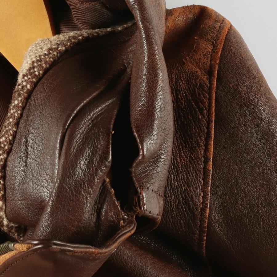 Lewis Leathers 古着 40年代 ルイスレザー D.Lewis ロンジャン Lewis Leathers 古着 40年代 ルイスレザー D.Lewis ロンジャン