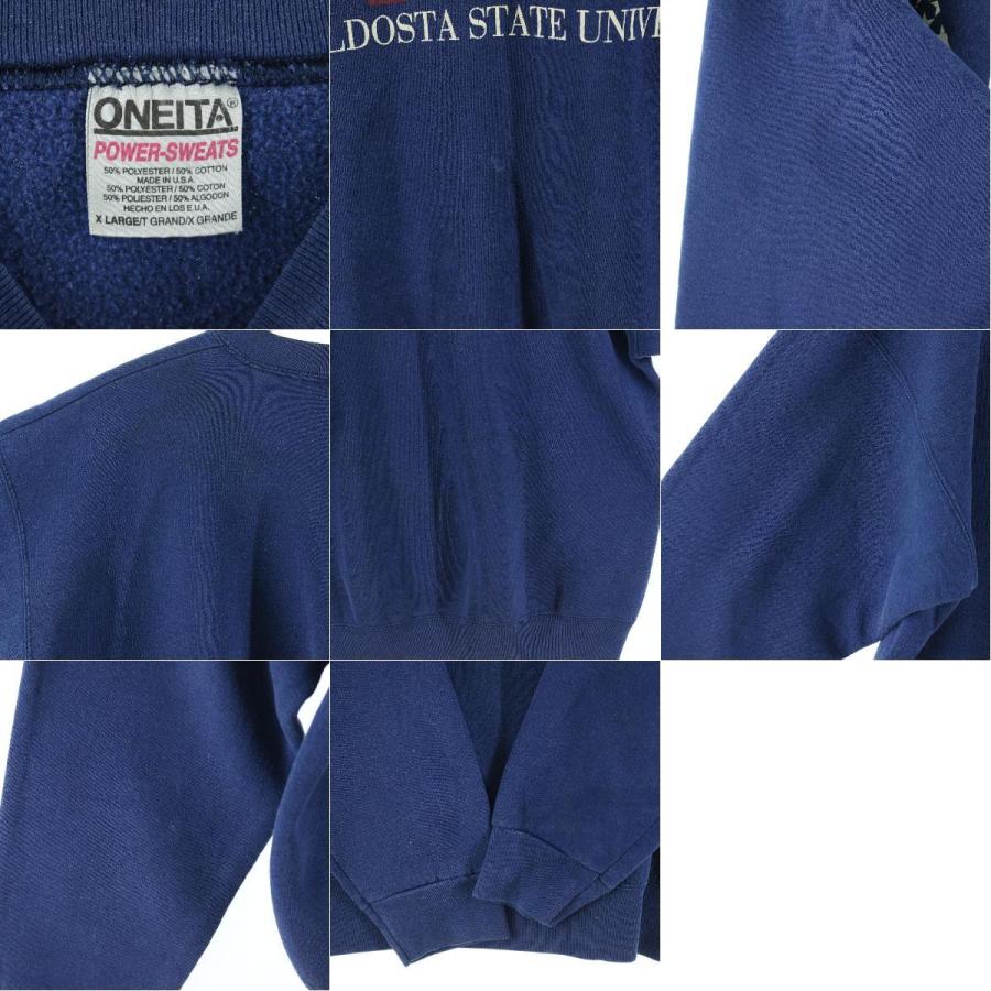 古着 90年代 オ二ータ ONEITA 星条旗柄 カレッジスウェットシャツ 
