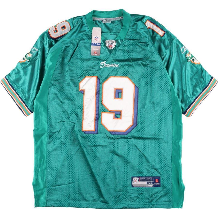NFL マイアミ ドルフィンズ ゲームシャツ ユニフォーム ロゴ プリント
