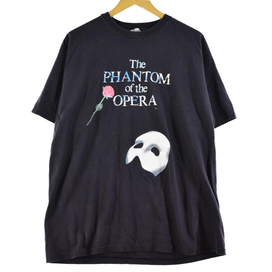 オペラ座の怪人 ヴィンテージ Tシャツ TULTEX Tシャツ L 古着Tシャツ】音楽 90's The Phantom of the Opera 