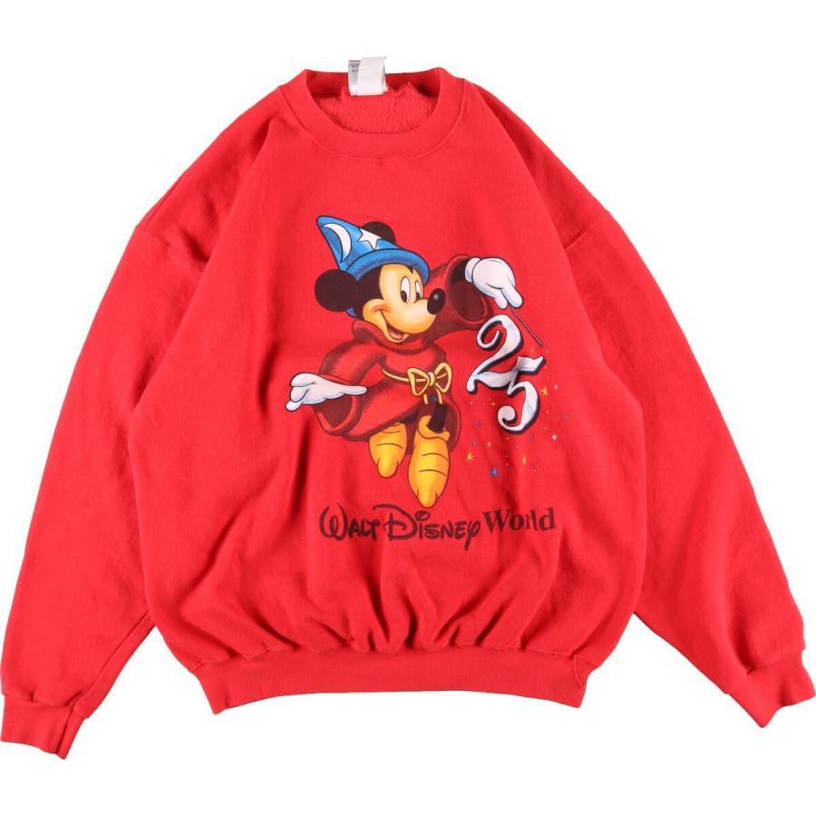 古着 Mickey Inc Mickey Mouse ミッキーマウス 25th Anniversary キャラクタースウェットシャツ トレーナー レディースxxl Eaa Eaa 古着屋jam 通販 Yahoo ショッピング