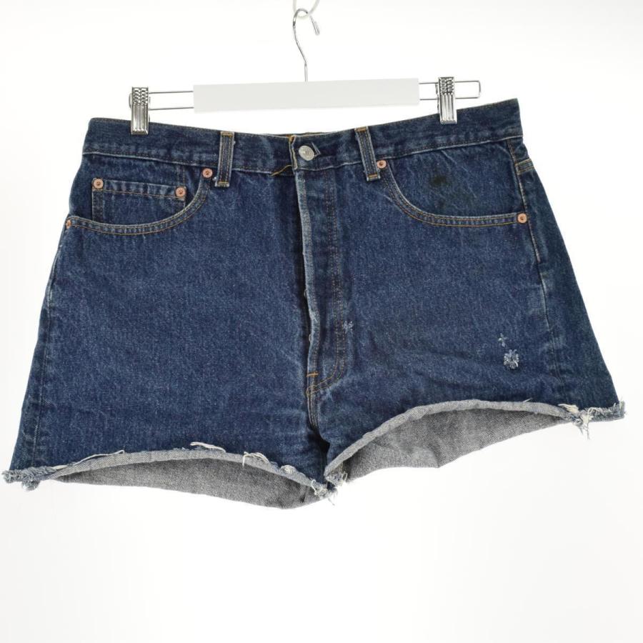 古着 リーバイス Levi's リーバイス501XX デニムショーツ ショートパンツ USA製 レディースXXL(w34) メンズw34 /eaa246867 【LP2311】｜jamtrading1