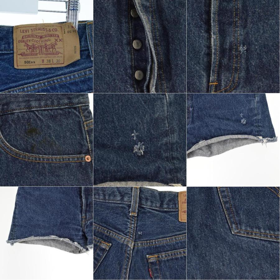 古着 リーバイス Levi's リーバイス501XX デニムショーツ ショートパンツ USA製 レディースXXL(w34) メンズw34 /eaa246867 【LP2311】｜jamtrading1｜03