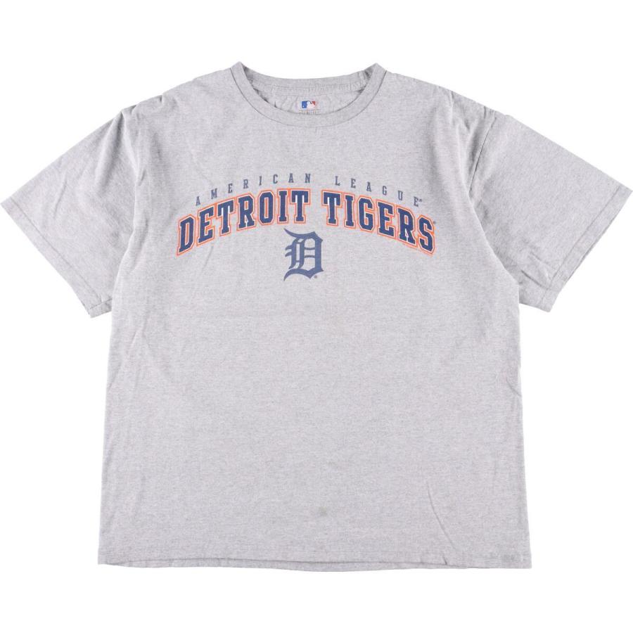 古着 MLB DETROIT TIGERS デトロイトタイガース スポーツプリントT 