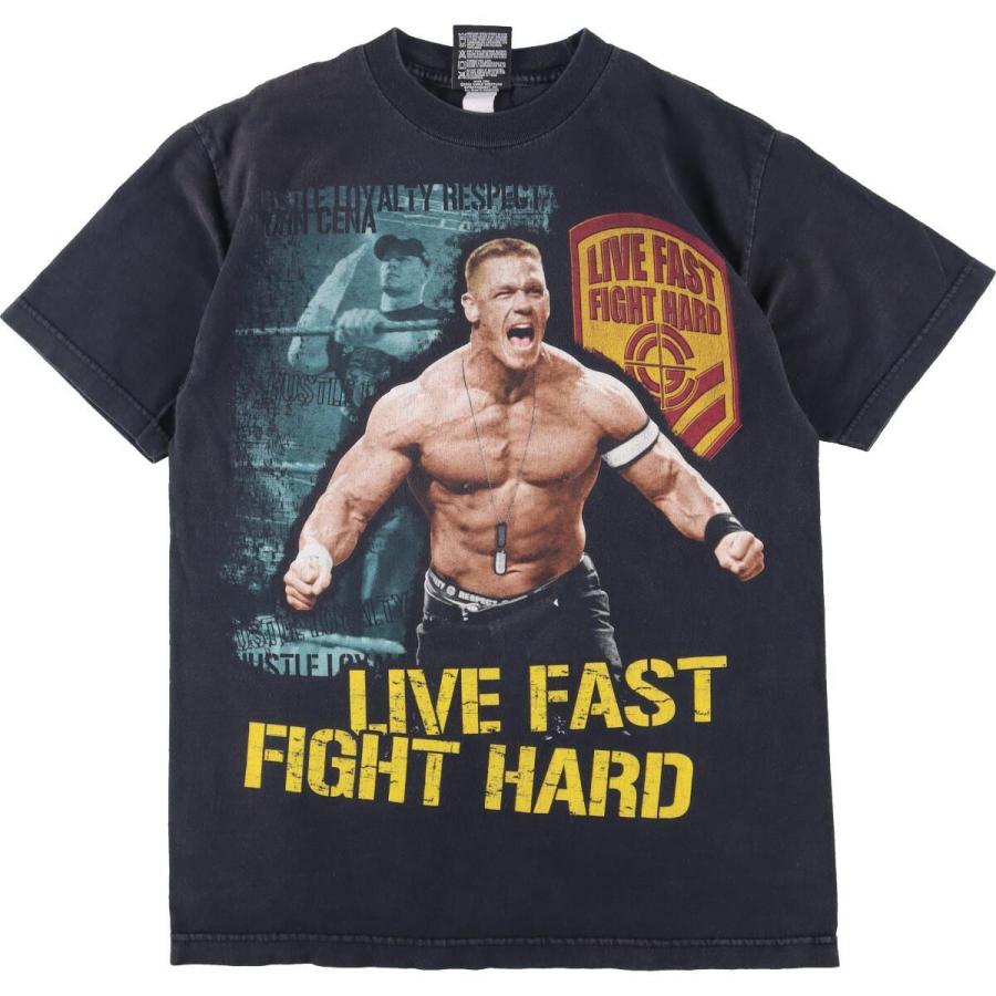 春夏新作 ジョンシナ World スポーツプリントtシャツ John Cena メンズm 古着 Eaa Wrestling Entertainment Tシャツ カットソー 半袖 袖なし メンズ Belvtor By