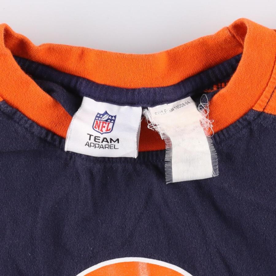 古着 TEAM APPAREL NFL CHICAGO BEARS シカゴベアーズ スポーツプリントTシャツ メンズS レディースM