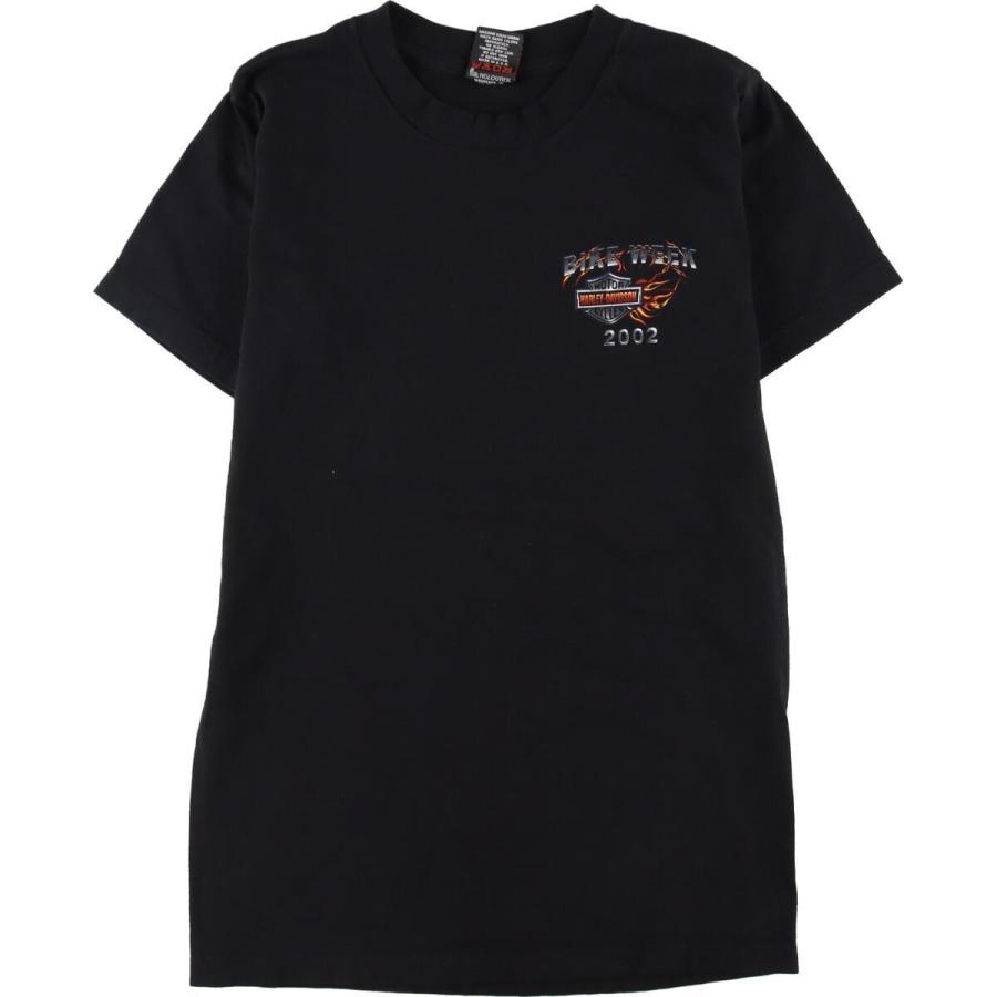 古着 HOLOUBEK HARLEY DAVIDSON ハーレーダビットソン 両面プリント