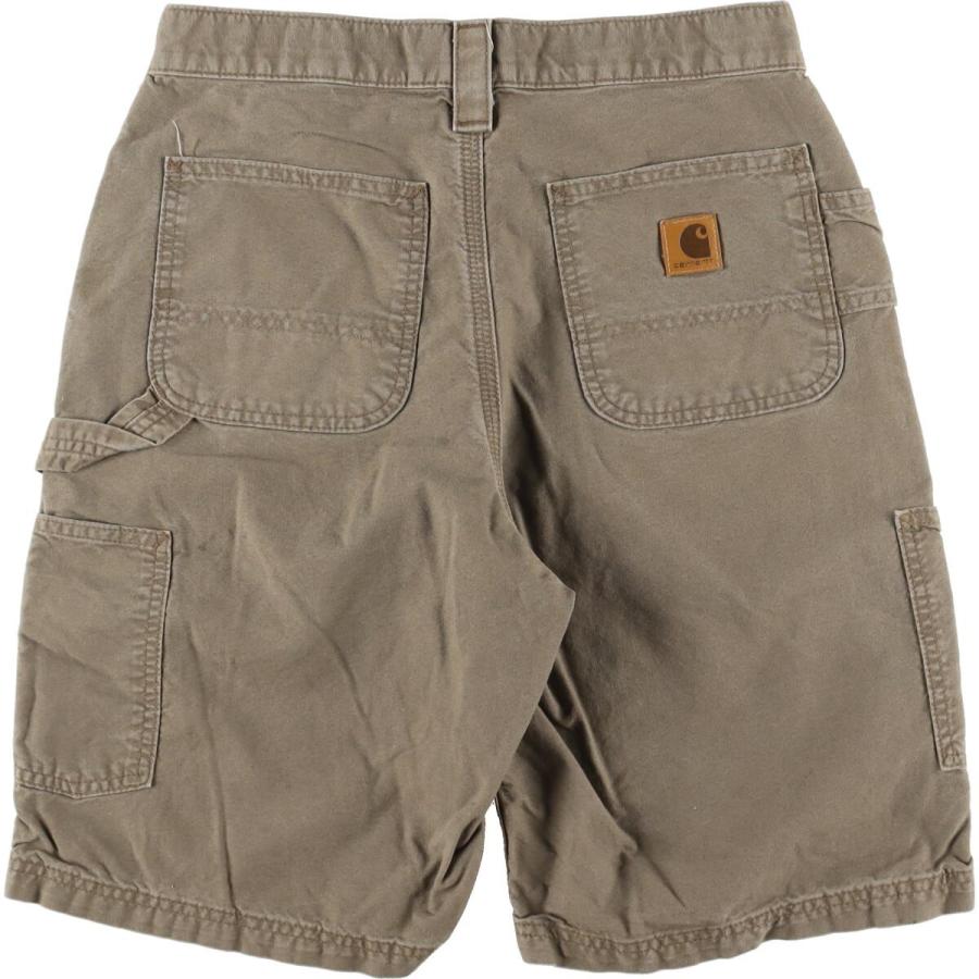 古着 カーハート Carhartt ORIGINAL FIT ダック地 ペインターショーツ ショートパンツ レディースL /eaa265346 【LP2311】｜jamtrading1｜02