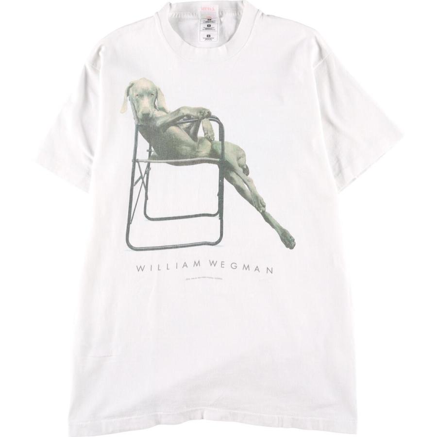 限定特価 90s William Wegman ウィリアムウェグマン アート Tシャツ