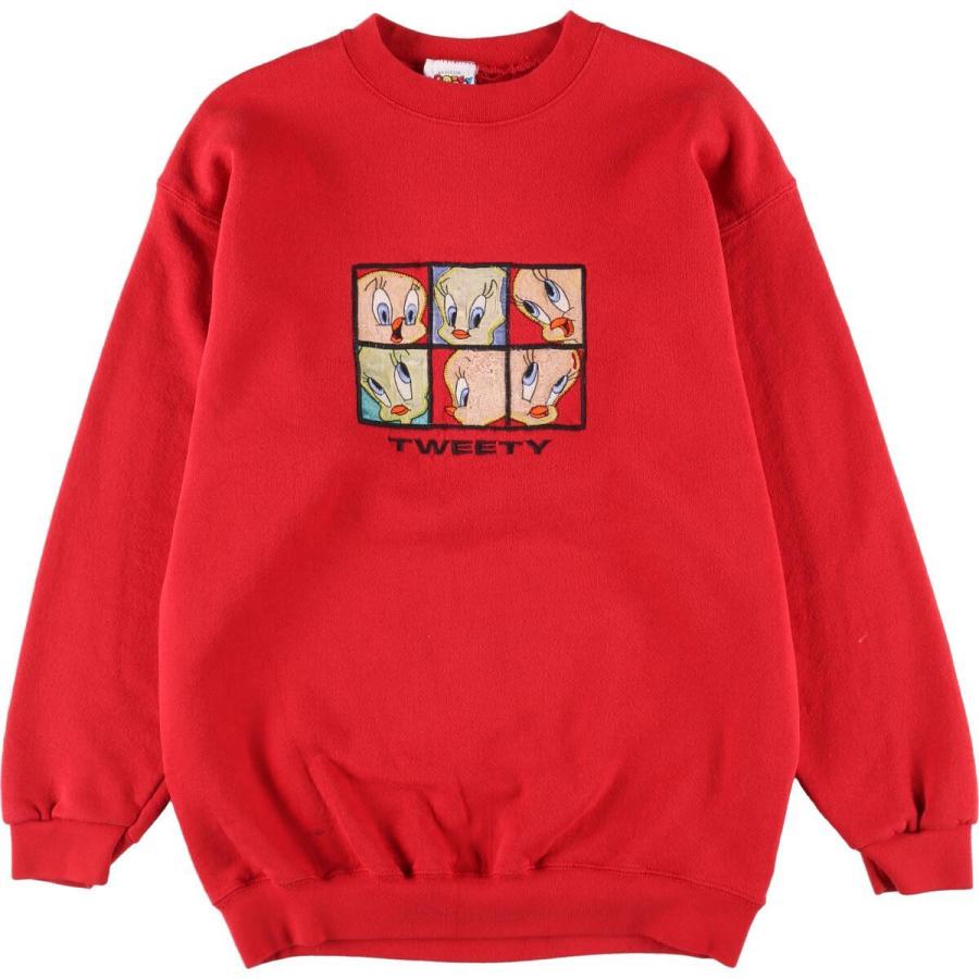 古着 90年代 ルーニーテューンズ LOONEY TUNES TWEETY トウィーティー キャラクタースウェットシャツ トレーナー USA製  メンズM /eaa283474 :eaa283474:古着屋JAM - 通販 - Yahoo!ショッピング
