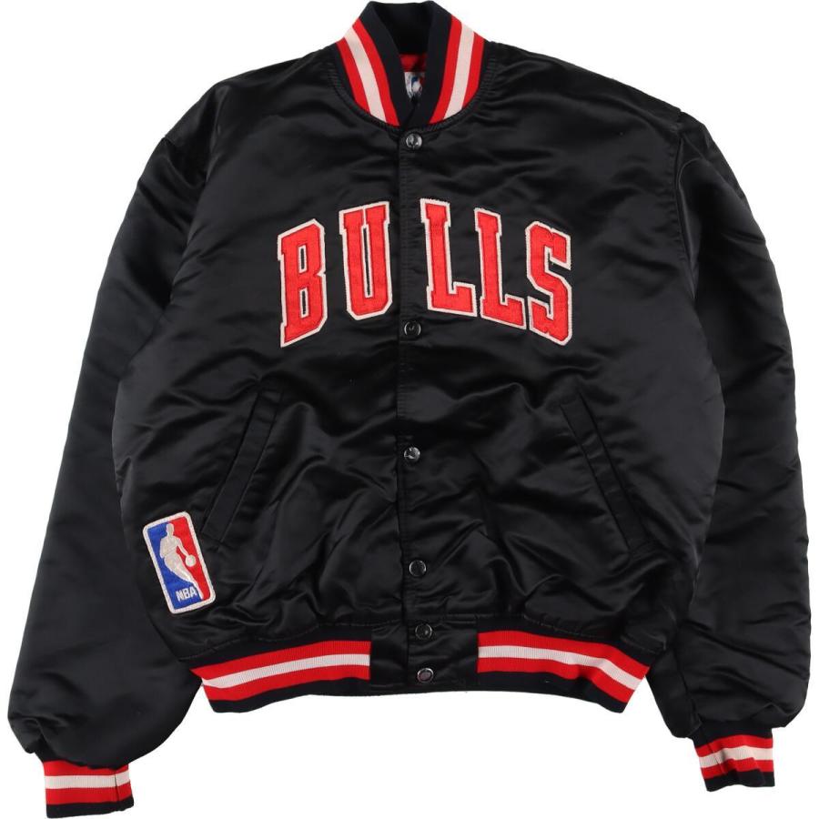古着 80年代 スターター NBA CHICAGOBULLS シカゴブルズ 中綿入り