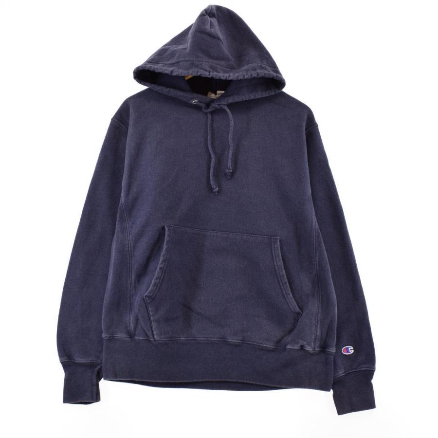 古着 チャンピオン Champion リバースウィーブ 目無し スウェットプル