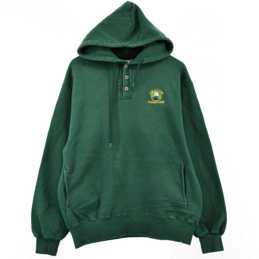 古着 90年代 ラッセル Russell ハーフボタン スウェットプルオーバー