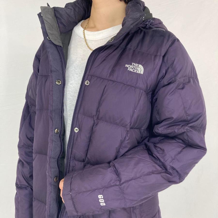 古着 ザノースフェイス THE NORTH FACE ロングダウンフーディ 600 