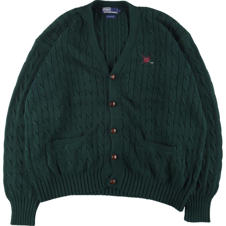 古着 ラルフローレン Ralph Lauren POLO by Ralph Lauren ケーブル編み