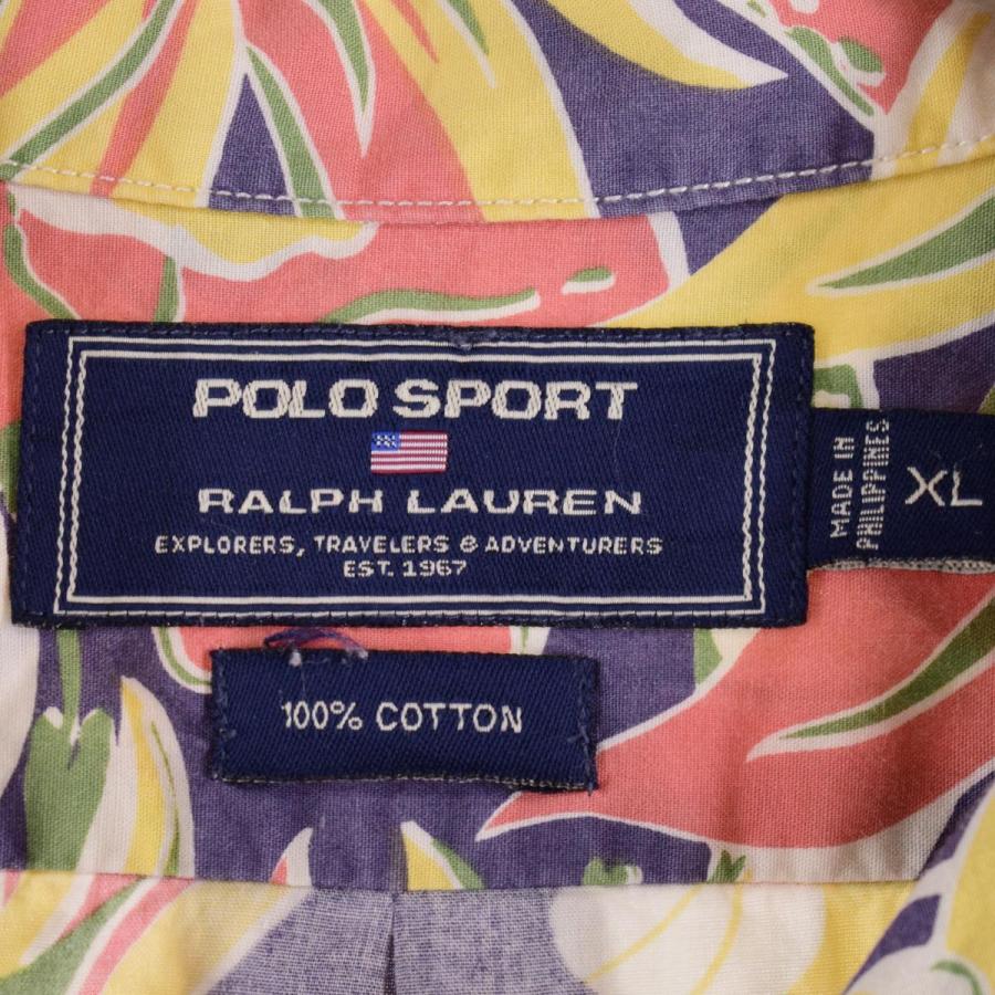 古着 ラルフローレン Ralph Lauren POLO SPORT ポロスポーツ 総柄