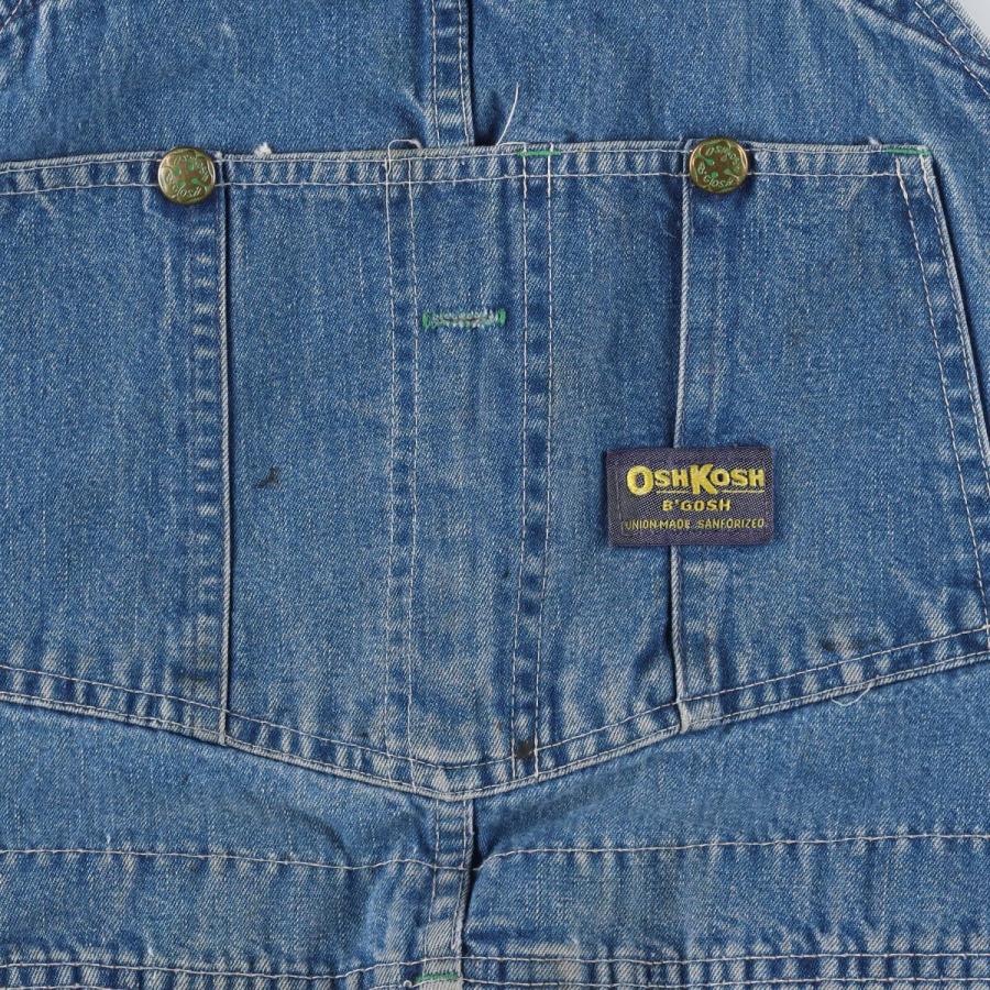 OSHKOSH（オシュコシュ） 古着 70年代 デニムオーバーオール USA製