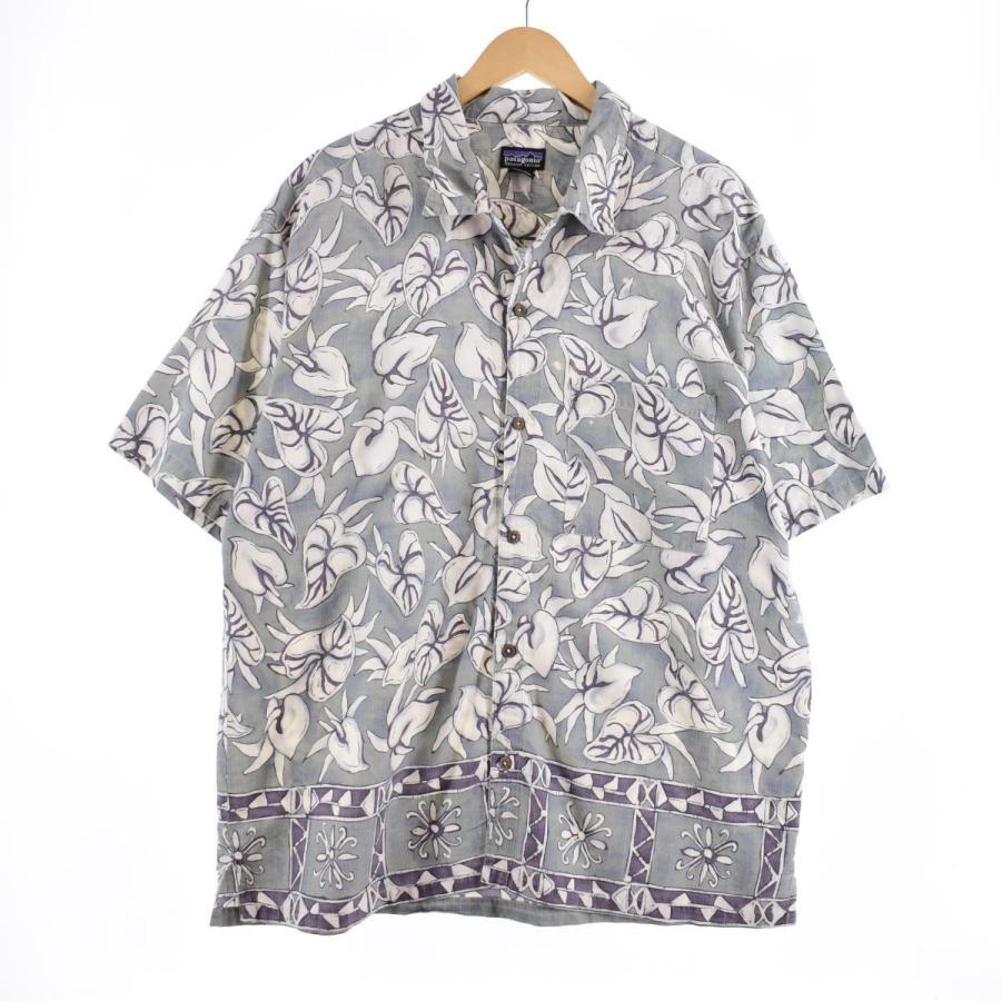 古着 01年製 パタゴニア Patagonia オーガニックコットン 総柄