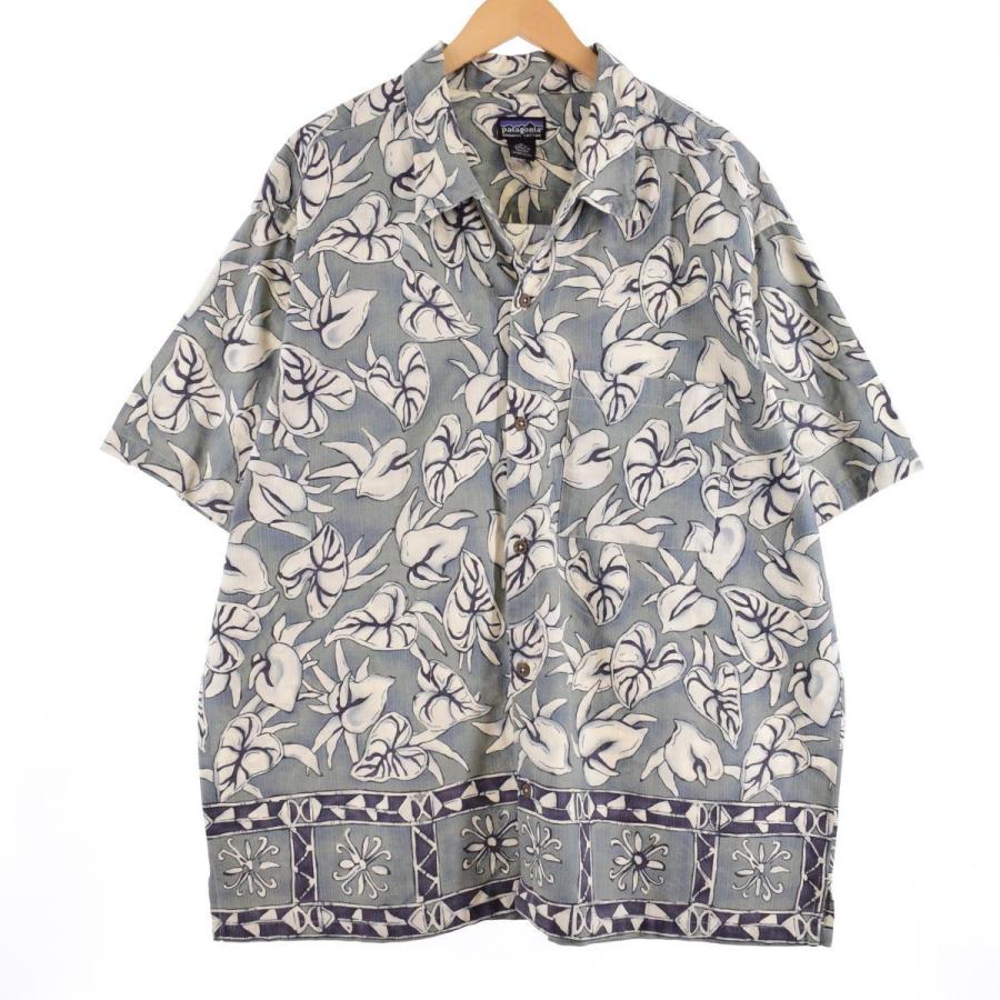 古着 01年製 パタゴニア Patagonia オーガニックコットン 総柄