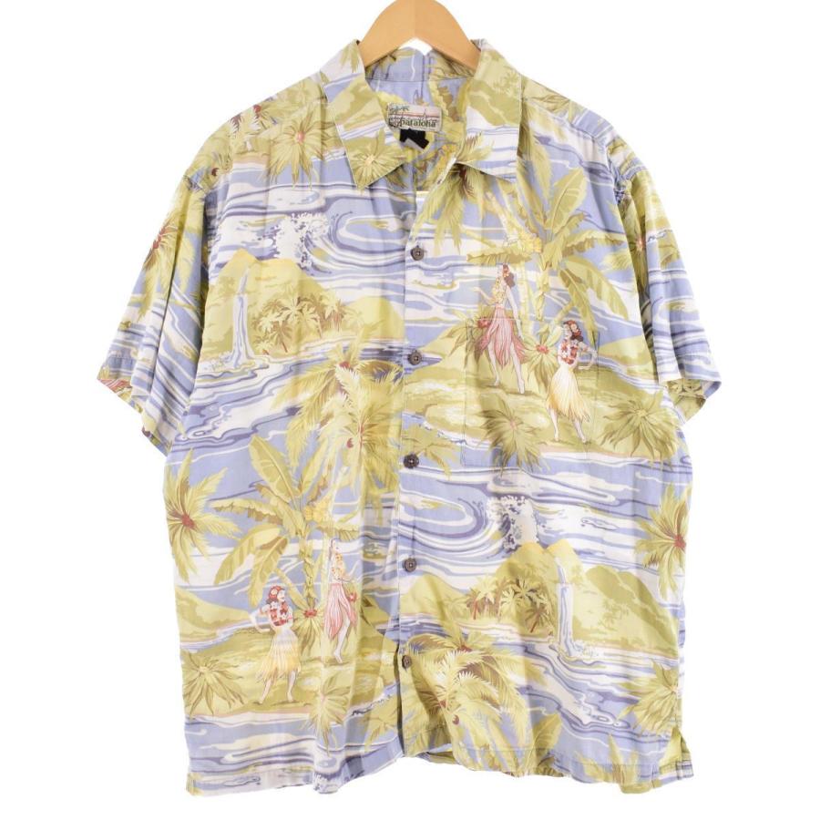 古着 パタゴニア Patagonia pataloha 総柄 オープンカラー パタロハ
