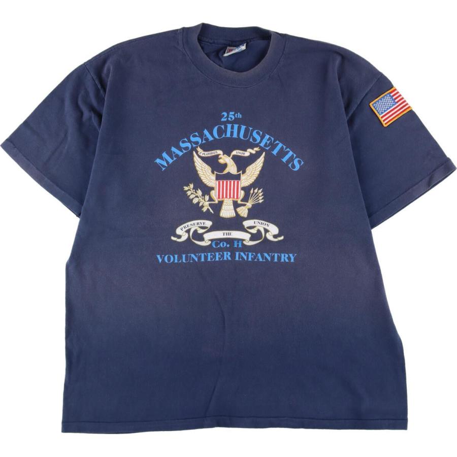 古着 90年代 ヘインズ Hanes 米国ボランティア 両面 プリントTシャツ