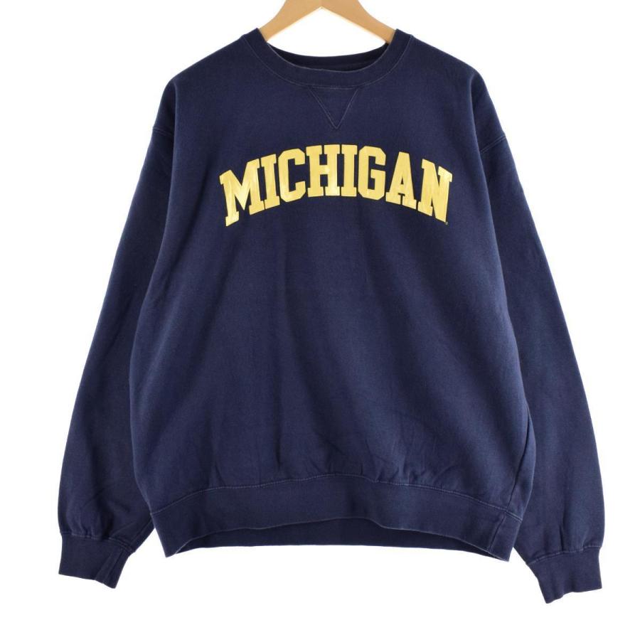 古着 gear for sports MICHIGAN ミシガン大学 カレッジスウェットシャツ トレーナー メンズXL /eaa324278