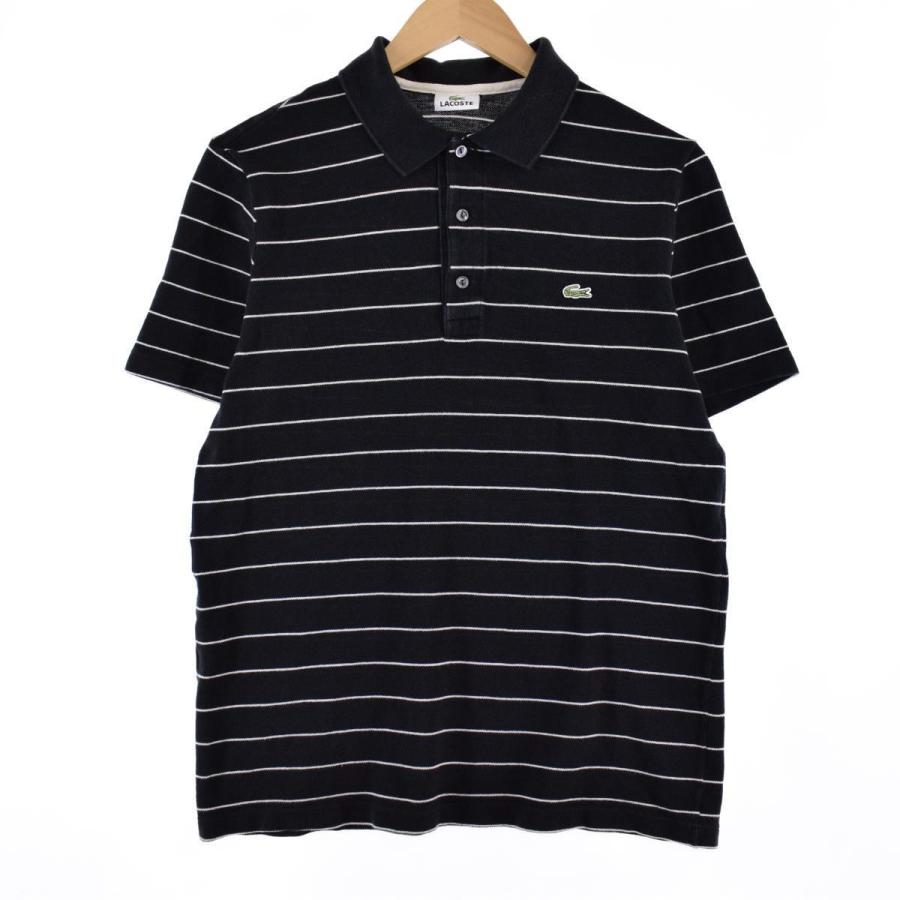 シルバーグレー サイズ ラコステ LACOSTE フランス企画 半袖 ボーダー