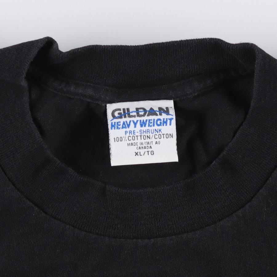 古着 90年代 ギルダン GILDAN 両面プリント カレッジTシャツ カナダ製