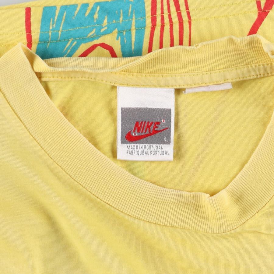 古着 90年代 ナイキ NIKE 銀タグ 両面プリント スポーツプリントTシャツ メンズXL ヴィンテージ /eaa329949 【SS2309】｜jamtrading1｜03