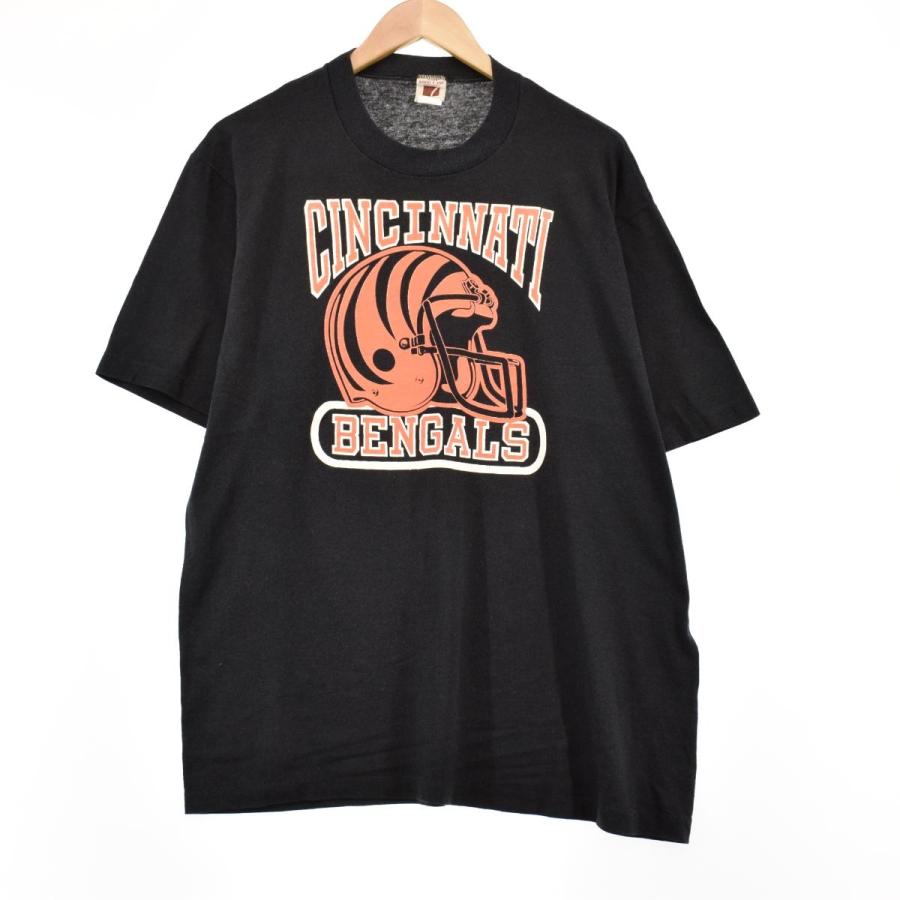 古着 70年代 LOGO7 NFL CINCINNATI BENGALS シンシナティ ベンガルズ スポーツプリントTシャツ USA製 メンズL  ヴィンテージ /eaa330175 【SS2406】 古着屋JAM 通販 Yahoo!ショッピング
