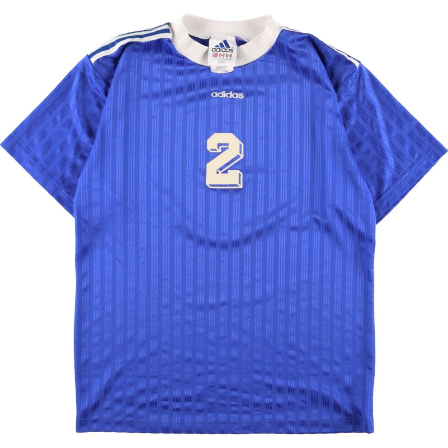 古着 90年代 アディダス adidas サッカーユニフォーム ゲームシャツ
