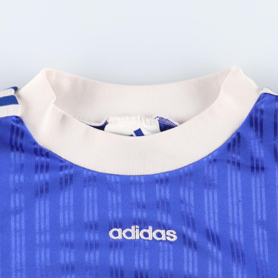 古着 90年代 アディダス adidas サッカーユニフォーム ゲームシャツ