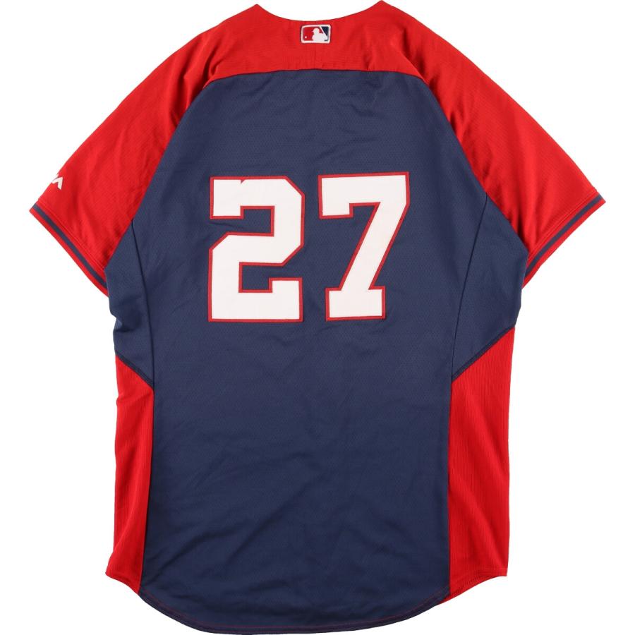 マジェスティック ワシントン ナショナルズ ベースボールシャツ