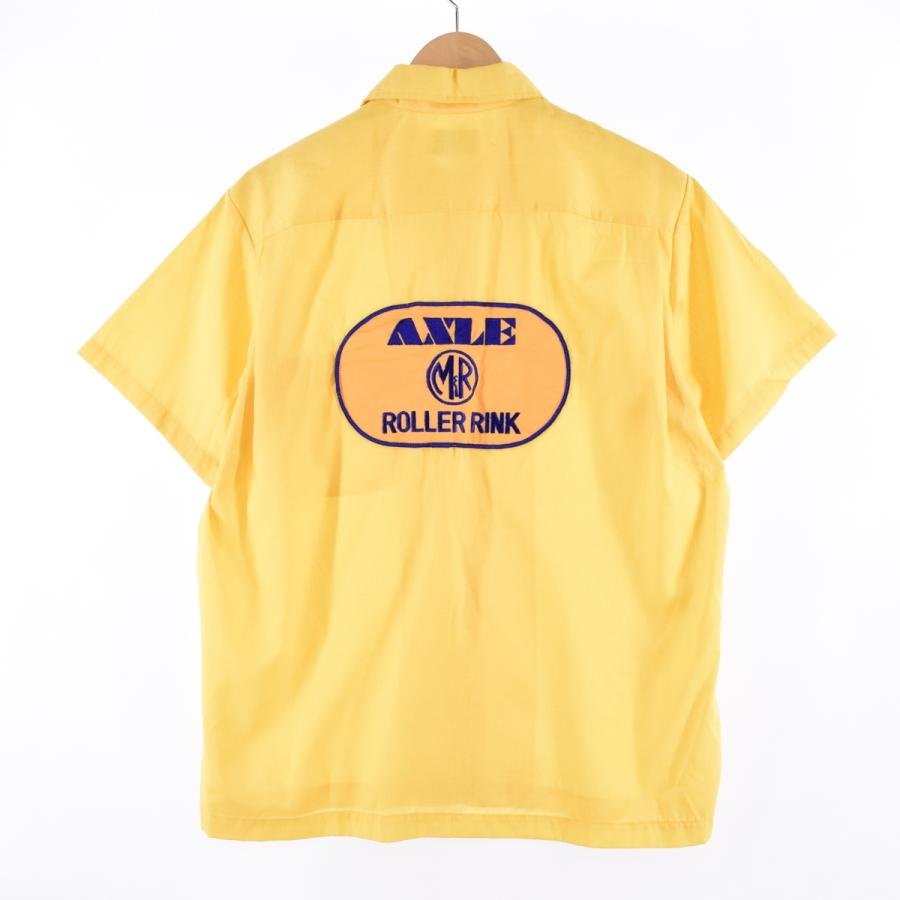 古着 70年代 ヒルトン HILTON ボウリングシャツ USA製 メンズM