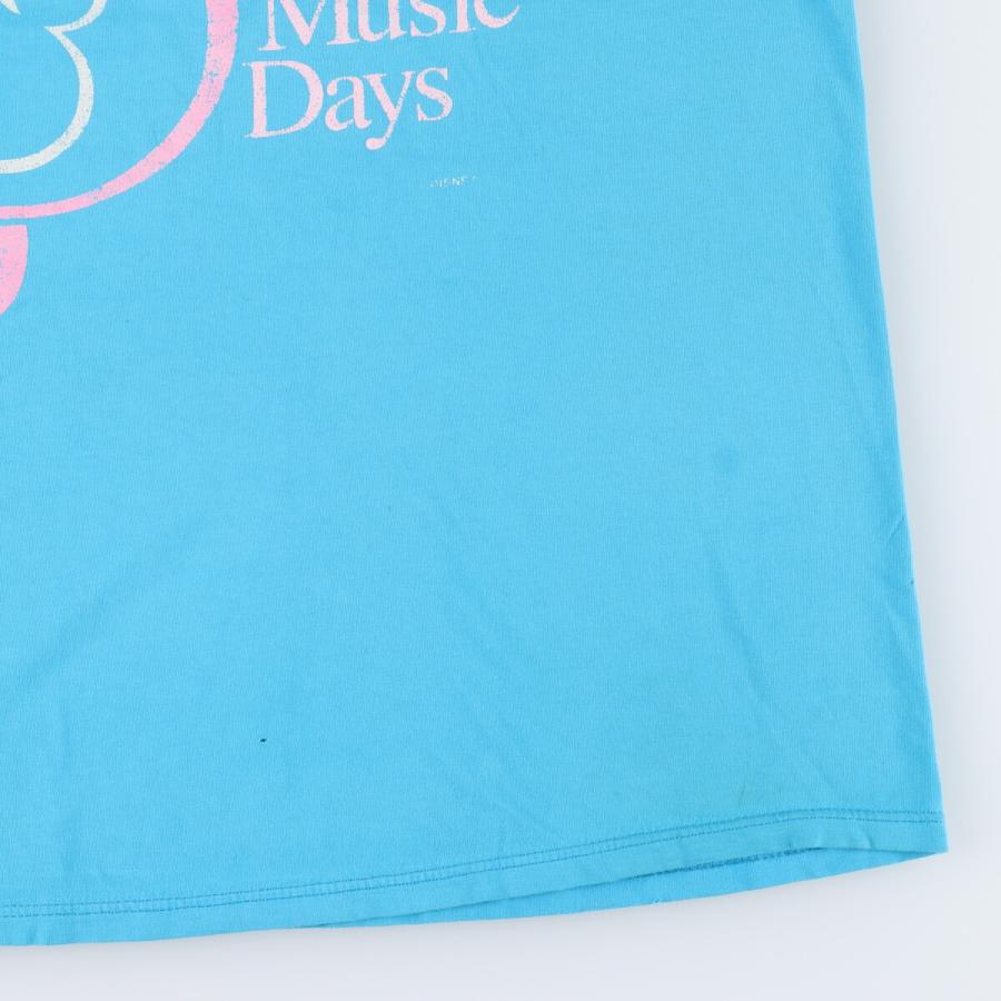 古着 80年代 ディズニー DISNEY MAGIC MUSIC DAYS キャラクタープリントTシャツ USA製 メンズM ヴィンテージ /eaa340491｜jamtrading1｜06