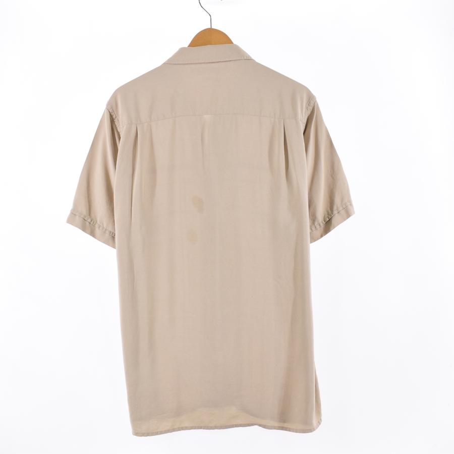 古着 90年代 PERRY ELLIS 半袖 オープンカラー シルクシャツ メンズM ヴィンテージ /eaa342914｜jamtrading1｜02