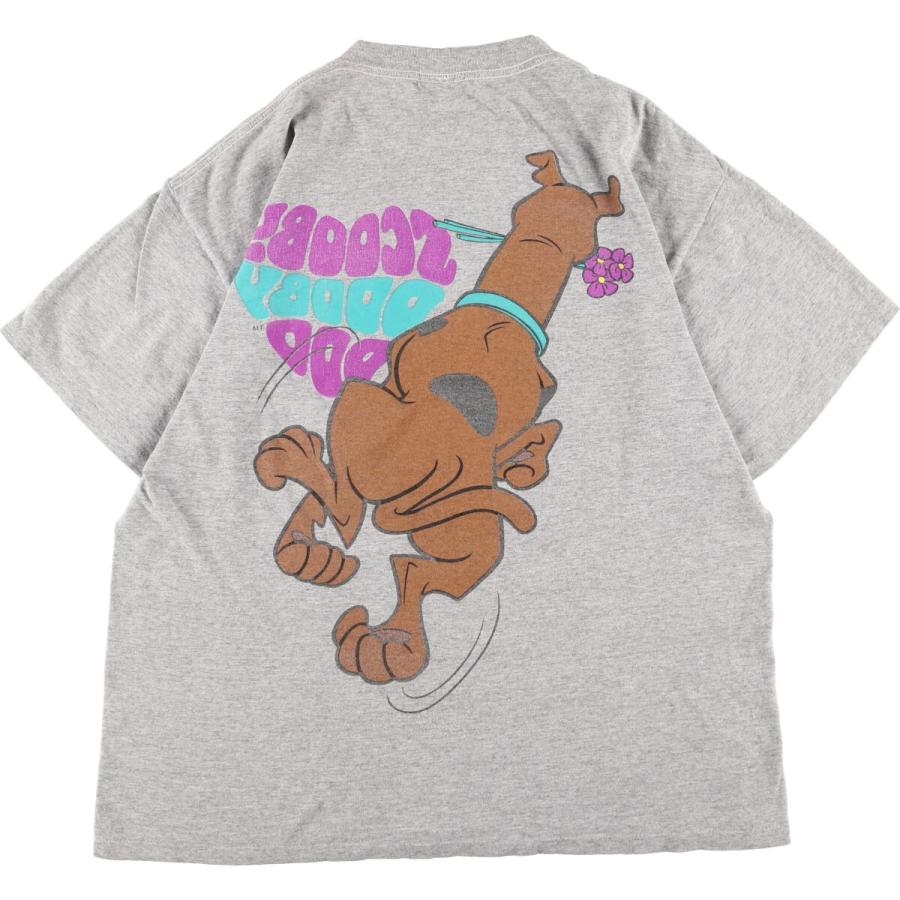 古着 90年代 SCOOBY DOO スクービードゥー 両面プリント キャラクタープリントTシャツ メンズL ヴィンテージ /eaa348901｜jamtrading1｜02