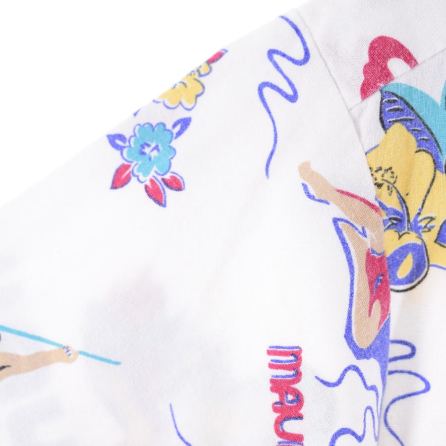 古着 60年代 UNKNOWN 総柄 ハワイアンアロハシャツ メンズL