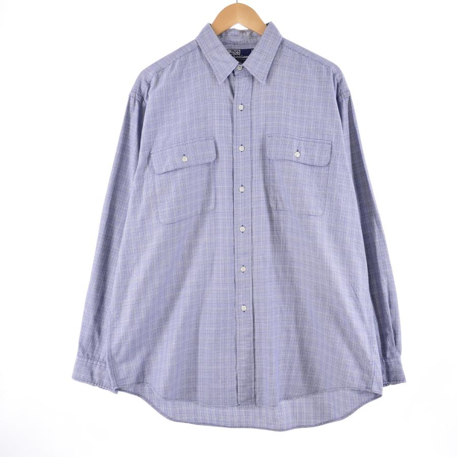 古着 ラルフローレン Ralph Lauren POLO by WHITFIELD 総柄 千鳥格子柄