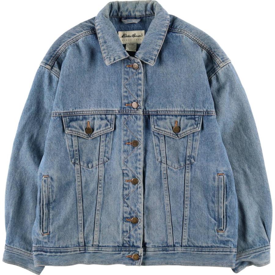 Eddie Bauer - 古着 エディーバウアー Eddie Bauer デニムジャケット Gジャン レディースXL相当 /eaa353304 Eddie Bauer 古着 エディーバウアー デニムジャケット Gジャン