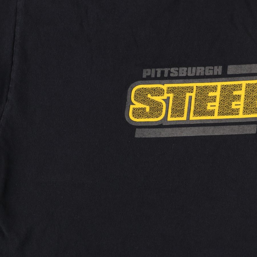 古着 ビックサイズ NFL TEAM NFL PITTSBURGH STEELERS ピッツバーグスティーラーズ 袖プリント ロングTシャツ ロンT メンズXXXL /eaa357397｜jamtrading1｜05