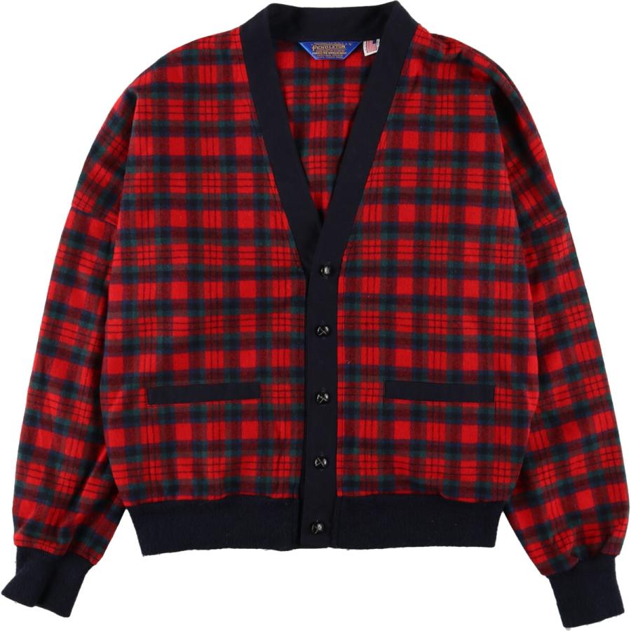 PENDLETON 古着 90年代 ペンドルトン チェック柄 ウールニット PENDLETON 古着 90年代 ペンドルトン チェック柄 ウールニット