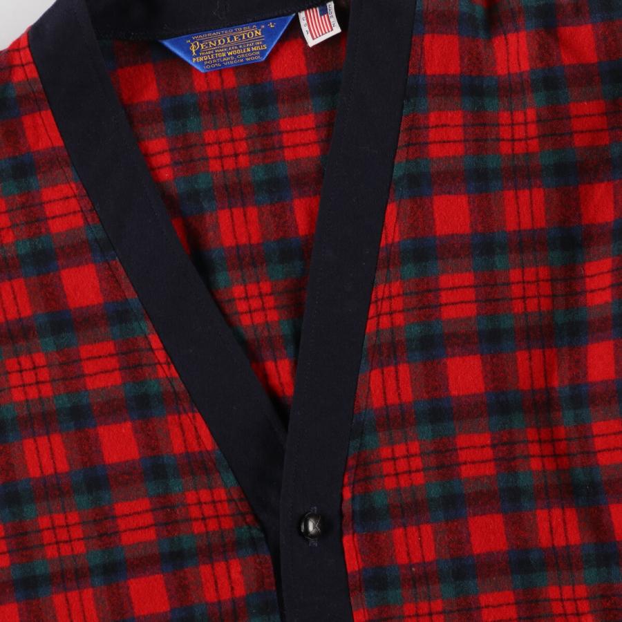 PENDLETON 古着 90年代 ペンドルトン チェック柄 ウールニット PENDLETON 古着 90年代 ペンドルトン チェック柄 ウールニット