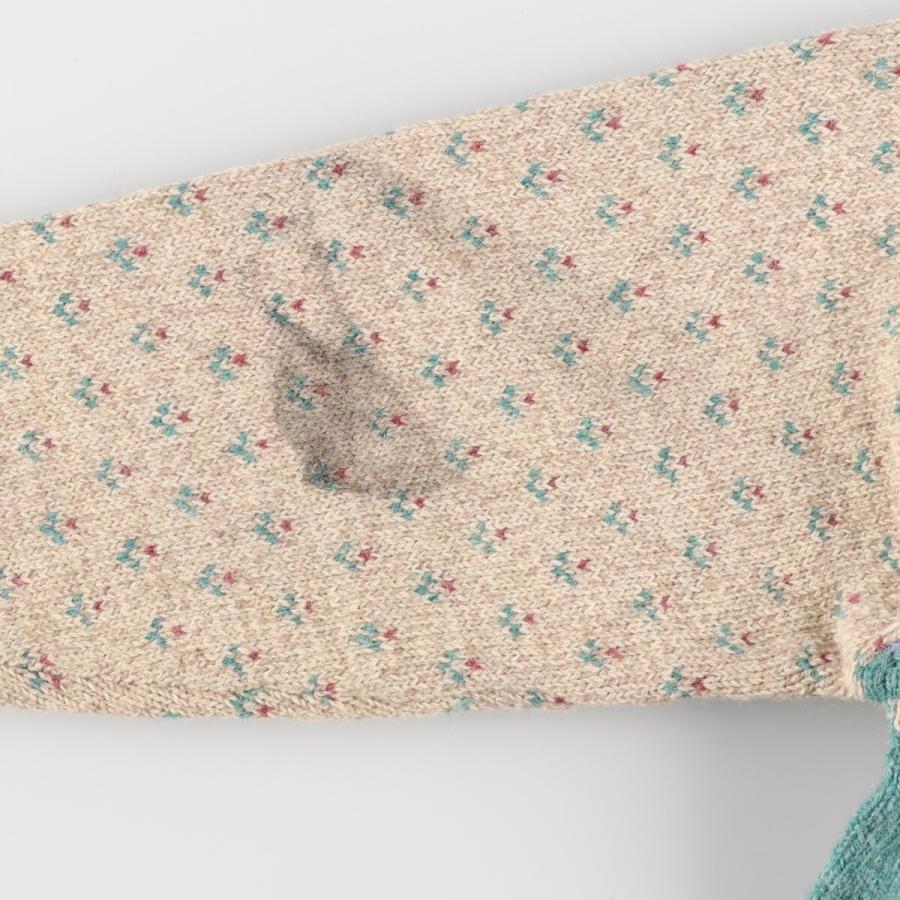 Eddie Bauer（エディーバウアー） 古着 90年代 アニマル柄 ウール