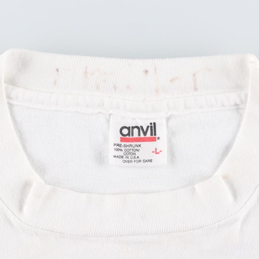 古着 90年代 anvil THE FLINTSTONES 原始家族フリントストーン 両面