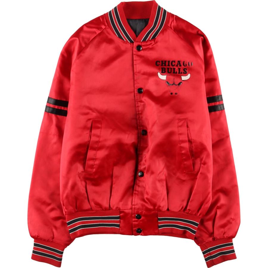 古着 90年代 NBA シカゴブルズ ナイロンスタジャン アワード 古着 90年代 NBA シカゴブルズ ナイロンスタジャン アワード