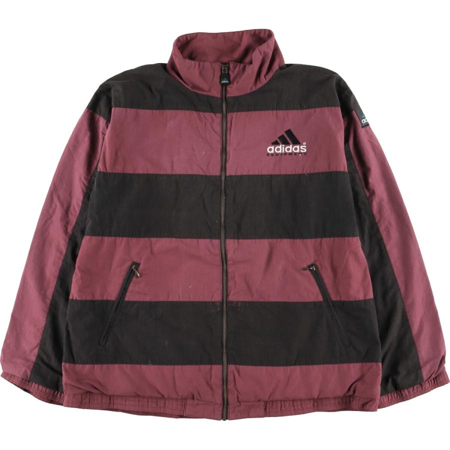 adidas 古着 アディダス EQUIPMENT エキップメント ボーダー柄 刺 