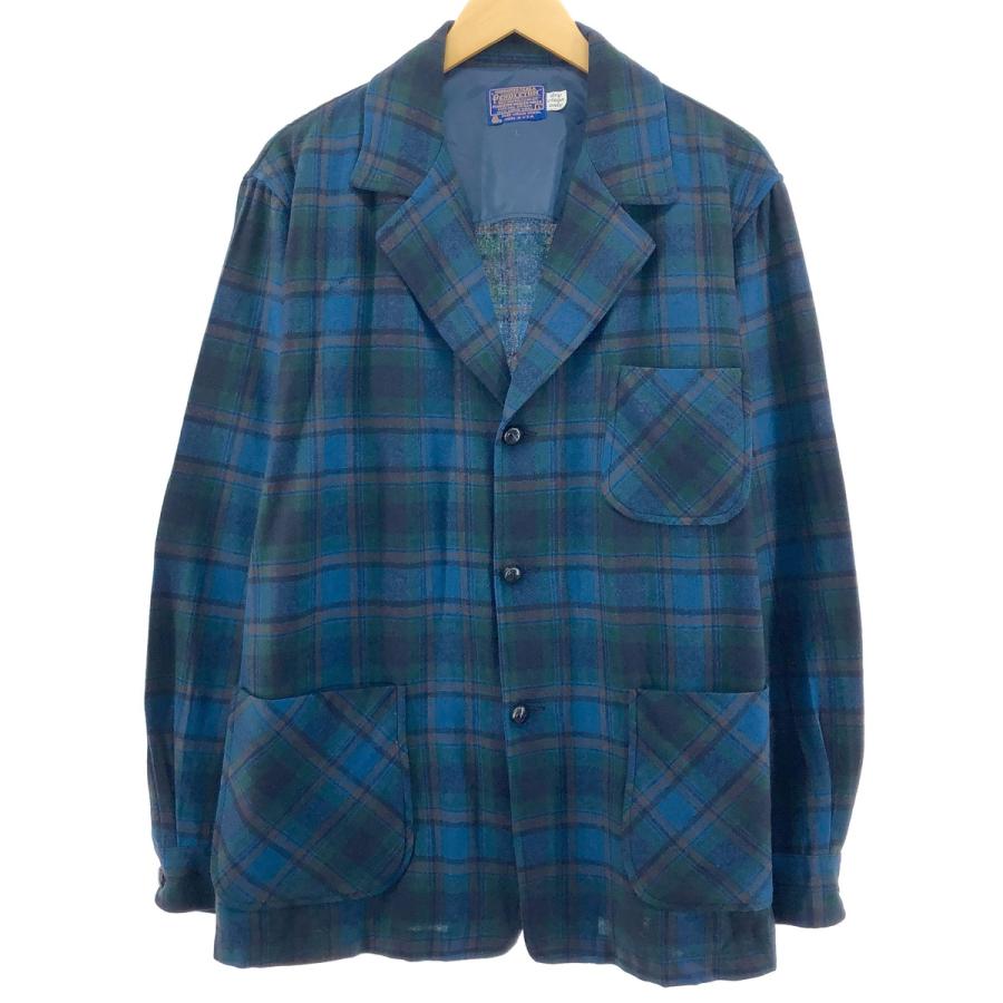 PENDLETON 古着 70年代 ペンドルトン チェック柄 イージー PENDLETON 古着 70年代 ペンドルトン チェック柄 イージー