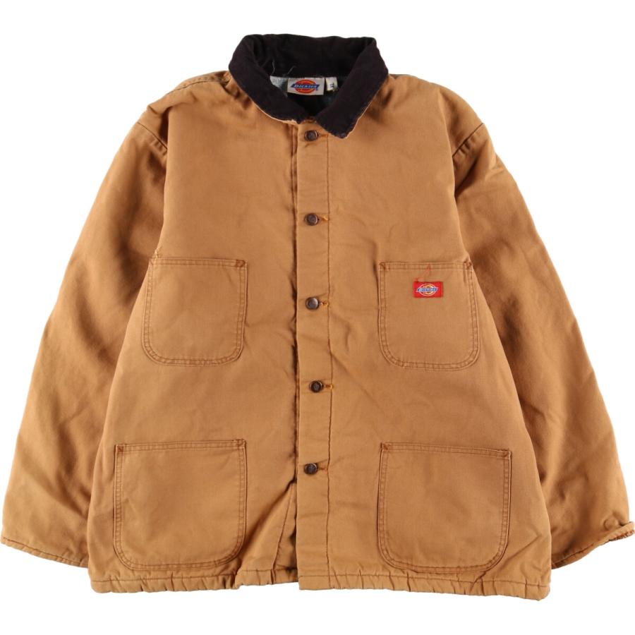 chopp_chopp2263 古着90年代Dickiesダック地カバーオ Dickies（ディッキーズ） 古着 90年代 ダック地カバーオール メンズXL
